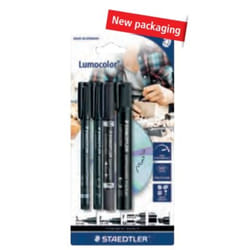 Staedtler 60 BK permanent marker Black 4 pc(s)