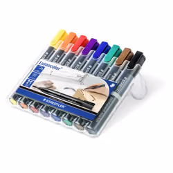 Staedtler 352 WP8, Black, Blue, Brown, Green, Orange, Red, Violet, Yellow, Multicolour, 2 mm, 8 pc(s)