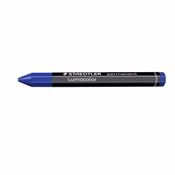 Staedtler 236 Lumocolor Permanent Universal Jumbo Crayon - Blue - Single