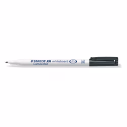 Staedtler Lumocolor 301, 1 pc(s), Black, Black, Black, White, Plastic, Round