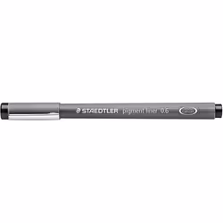 Staedtler Pigment Liners Black - Various Line Widths 0.6mm