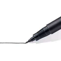 Staedtler 013143 313-9 Lumocolor Universal Permanent Superfine Pens - Black, Pack of 10