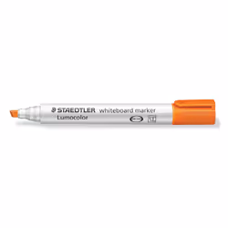 Lumocolor whiteboard marker chisel tip orange