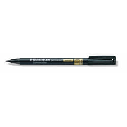 Staedtler Lumocolor 319 permanent marker Brush/Fine tip Black
