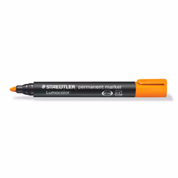 Lumocolor permanent marker bullet tip orange