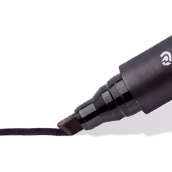 Staedtler Lumocolor Permanent Marker 350-9 Chisel Tip - Black (Pack of 10)