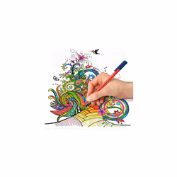 Triplus Colour Pens - Assorted Colour (Pack of 6)
