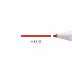 Staedtler Lumocolor whiteboard 351 marker 6 pc(s) Bullet tip Black, Blue, Green, Orange, Red, Violet - Additional view 6