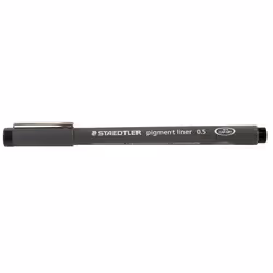 Staedtler 308 05-9 Pigment Liner Pen Black (0.5mm)