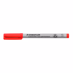 Staedtler 311-2, 1 pc(s), Red, Bullet tip, Grey, Red, Polypropylene (PP), 0.4 mm