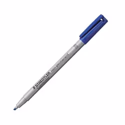 Staedtler 312-3, 1 pc(s), Blue, Chisel tip, Blue, Grey, Polypropylene (PP), Bold