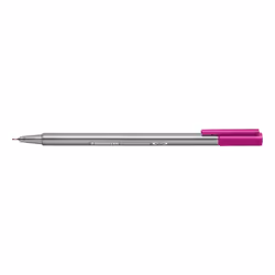 STAEDTLER triplus 334 0.3 mm Fine Liner Superfine Point Pen  Red Violet  Pack of 10