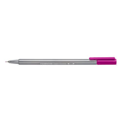 STAEDTLER triplus 334 0.3 mm Fine Liner Superfine Point Pen  Red Violet  Pack of 10