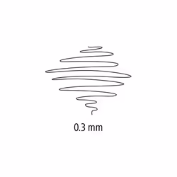 Staedtler 334 Triplus Fineliner Superfine Point Pens, 0.3 mm, Grey, Box of 10