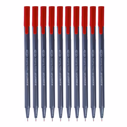 Staedtler Triplus Fineliner Pens  0.3mm  Red  Pack of 10 (334-2)