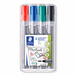 Staedtler Lumocolor Flipchart Marker Bullet Tip Water Based Box of
