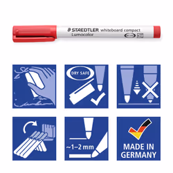 Staedtler Lumocolor whiteboard compact 341 marker 4 pc(s) - Additional view 5