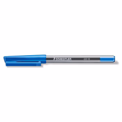 Tub of 50 medium stick pens in blue