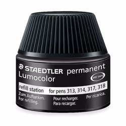 Staedtler Lumocolor Permanent Marker Pen Refill - Black