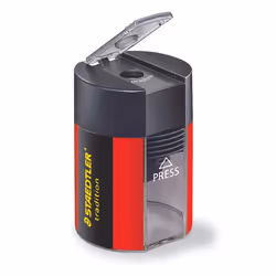Staedtler 511 005 Noris Tradition Tub Round Sharpener - Black