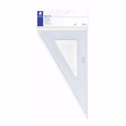 Staedtler Mars 567, Desk ruler, Plastic, Blue, Transparent, mm, 360 mm, Blister