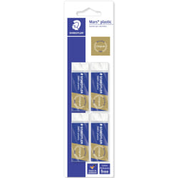 Staedtler Mars 526 50 eraser Plastic Blue, White 4 pc(s)