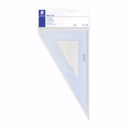 Staedtler Mars 567 Desk ruler 310 mm Plastic Blue, Transparent 1 pc(s)