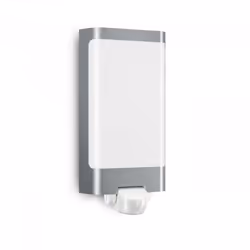 STEINEL L 240 S, Outdoor wall lighting, Stainless steel, Stainless steel, IP44, Entrance, Wall mounting