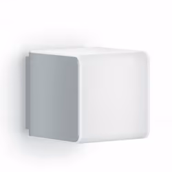 STEINEL L 830 LED iHF, Outdoor wall lighting, Silver, White, Plastic, IP44, II, IK03