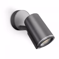 STEINEL Spot ONE, Outdoor wall lighting, Black, Aluminium, Plastic, IP44, Facade, II