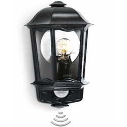 Steinel Outdoor Sensor Light L 190 Black Garden Terrace Yard Motion Wall Lamp