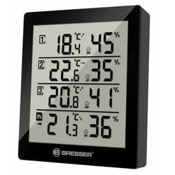 Bresser Optics 7000020CM3000 environment thermometer Electronic environment thermometer Indoor/outdoor Black, White