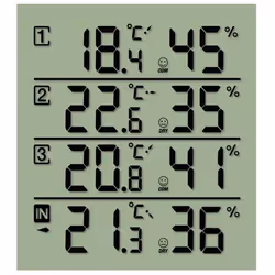 Bresser Optics 7000020CM3000 environment thermometer Electronic environment thermometer Indoor/outdoor Black, White