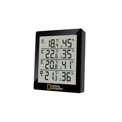 weather station 11.9 x 10.4 cm black 4-part