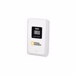 weather station transparent 14 cm black 2-part