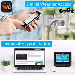 Bresser Optics 7002580 digital weather station Black AC Wi-Fi - Additional view 6