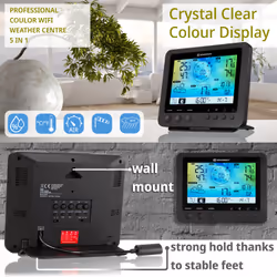 Bresser Optics 7002580 digital weather station Black AC Wi-Fi - Additional view 7