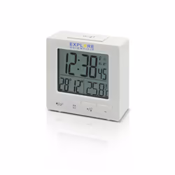 Explore Scientific RDC1005WHT alarm clock Digital alarm clock White - Additional view 2