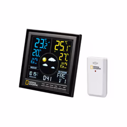 weatherstation wireless black/white 3 pcs