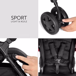 Hauck Sport Lightweight stroller 1 seat(s) Black, Red - Additional view 7