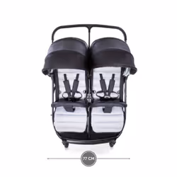 Hauck Rapid 3R Duo Traditional stroller 2 seat(s) Charcoal, Silver