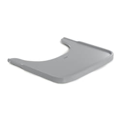 Alpha+ Wooden Tray, Grey - FSC Sustainable Certified Beechwood, Elevated Highchair Tray, Easy to Clean