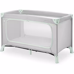Hauck Dream N Play Plus Travel Cot For Babies & Toddlers - Dusty Mint