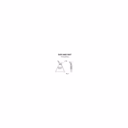 Hauck Sit N Fold Highchair Compact Folding Lightweight Suitable -Beige