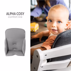 Hauck Alpha cosy Comfort High chair pad Grey - Additional view 5