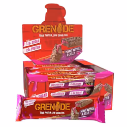 Grenade Protein Bar Peanut Butter & Jelly 12 Pack 60g READ DESCRIPTION