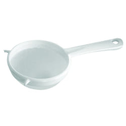 Fackelmann Small White Plastic Sieve, 9 cm