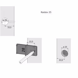Hettich 351 drawer roller/slide - Additional view 5