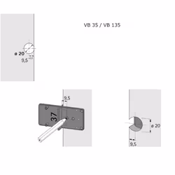 Hettich 351 drawer roller/slide - Additional view 6