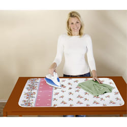 Ironing Blanket Bright Blossoms-Easy Glide Zone, 4 mm Comfort Padding, Cotton, Multicoloured, 65 x 100 x 0.1 cm